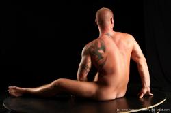 Nude Man White Sitting poses - simple Average Short Brown Sitting poses - ALL Standard Photoshoot Realistic